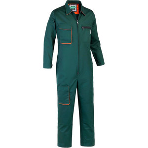 Combinaison de travail légère et imperméable en polyester à manches courtes pour homme, avec logo personnalisé, pour une protection optimale en zone de travail - Product Image 1