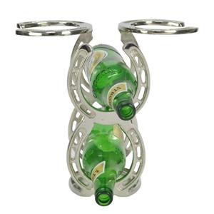 Exhibidores de Sobremesa de Aluminio, Decorativos, Estilo Herradura, para Botellas y Vasos, Soporte para Botellas de Vino, Accesorios para Bar en Casa, Último Modelo - Product Image 6