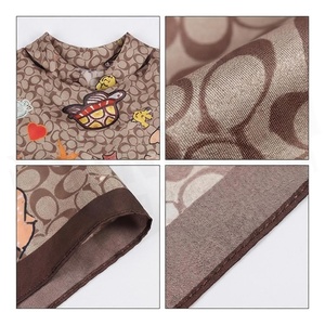 NORTH APPROACH Women's Square Silk Scarf Floral Print Elegant Multi-Functional Fashion Accessory All Seasons - Product Image 4