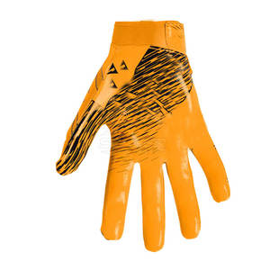 Guantes de Fútbol Americano de Cuero con Ajuste Cómodo, Agarre Antideslizante Fuerte, Transpirables, Ligeros, Cierre de Gancho y Bucle, Movimiento Activo - Product Image 5