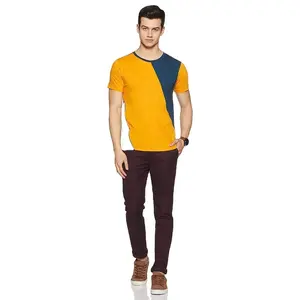 Nouveaux hommes bicolore en coton imprimé T-shirts 2021 - Product Image 1