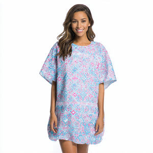 Batas de Paciente Estampadas de Poliéster 100% al por Mayor, Batas de Paciente Unisex de Alta Calidad - Product Image 1