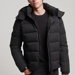Brand New Unisex High Street Style Hooded Puffer Jacket Warm Factory Wholesale Winter Wear with Custom <b>Bubble</b> <b>Coat</b> Windproof - Product Image 1
