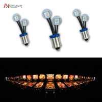 Ampoule LED HYUGA anti-ghosting pour machine à pinball et machine à griffes, type BA9s T10 6.3V 2SMD, personnalisable, flexible, AC/DC