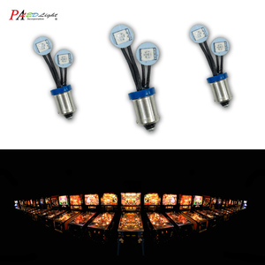 หลอดไฟ LED สำหรับเครื่องเกมพินบอล HYUGA แบบไม่เกิดแสงสะท้อน และเครื่องเกมคีบตุ๊กตา # 44 # 47 บา9เอส ที10 # 555 6.3V 2SMD - Product Image 3