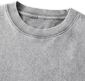 T-shirt décontracté pour femme, coupe longue, délavé à l'acide, style hip-hop, été, 100% coton, écologique, séchage rapide, respirant - Product Image 6
