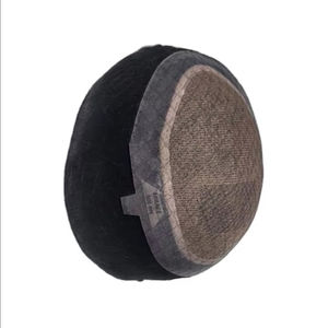 Perruque Taz Hair de haute qualité en cheveux Remy indiens, ondulée, pour hommes, avec base monofilament douce, système de toupet fabriqué au Bangladesh, ondulations profondes et lâches - Product Image 4