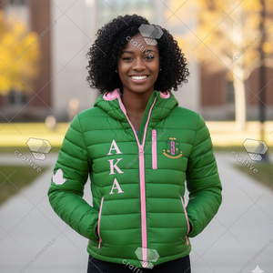 เสื้อแจ็กเก็ตบุนวมมีฮู้ดของผู้หญิงแจ็คเก็ตขนเป็ดคุณภาพสูง - Product Image 3