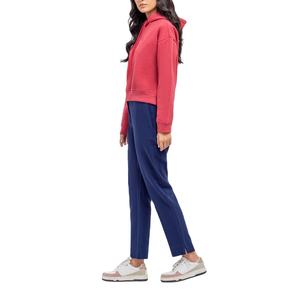 Sudadera con Capucha Corta para Mujer, con Logotipo y Estampado Personalizados, 100% Algodón Ecológico, Servicio OEM al por Mayor - Product Image 3