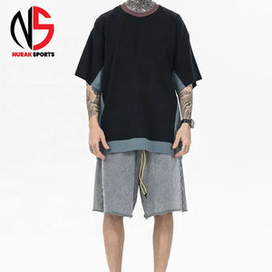 Camisetas Vintage de Alta Calidad para Hombre, Estilo Hip Hop, Cuello Redondo, Corte Holgado, 100% Algodón, Camisetas Lisas para Hombre, Estampadas, 2026 - Product Image 2