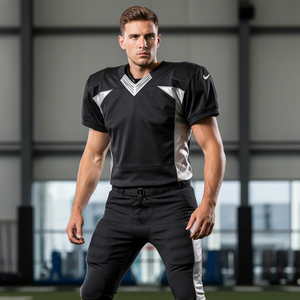 Premium Custom American Football Uniform Soft Breathable Anti Pilling Sublimated Team Game Football Jersey <b>Pant</b> Sets - Product Image 5