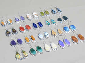 Pendientes de Diseño Nuevo, Bonitos y Elegantes para Mujer, Plateados, de Diseñador, Surtidos, al por Mayor, Precio de Fábrica, Regalo para Fiesta - Product Image 2