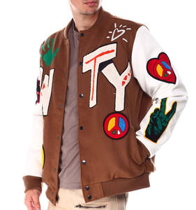 Modern varsity jacket with contrast panels and premium stitching, delivering both <b>comfort</b> and a confident street-style edge. - Product Image 5