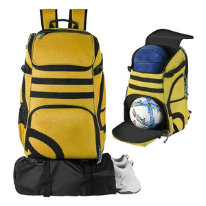Mochila Deportiva Multifuncional con Compartimento Grande para Balones y Bolsillo Inferior para Zapatos, Bolsa Deportiva Resistente - Product Image 3