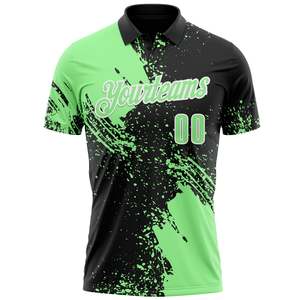 Fabricant de polos de sport personnalisés, tissu polyester de qualité supérieure, impression par sublimation, vente en gros de vêtements de sport - Product Image 2