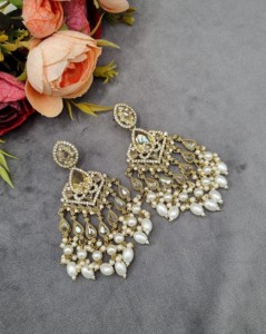 Pendientes de cristal hechos a mano, joyería étnica de diseño para mujeres, colecciones para bodas, recepciones y fiestas. - Product Image 5
