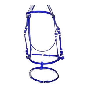 Brida de caballo recubierta de PVC impermeable ligera de alta calidad, brida de equitación de PVC, brida de resistencia - Product Image 1