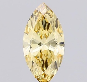Corte Marquise Personalizado en Amarillo Intenso de 3.00CT, CVD Cultivado en Laboratorio, Pulido a Mano en India, Certificado por IGI para la Fabricación de Joyas - Product Image 1