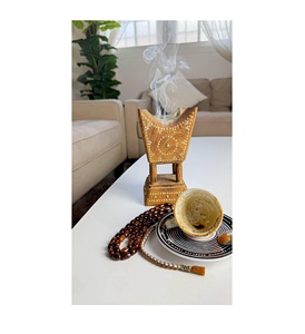 Handmade Eco-Friendly Religious Sandalwood Incense Burner with Natural Wood Fragrance for Home Office and Living Room - Product Image 4