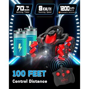 Auto RC Ricaricabile 4WD per Tutti i Terreni, Veicolo Telecomandato con Rotazione a 360 Gradi e 2 Batterie - Product Image 3