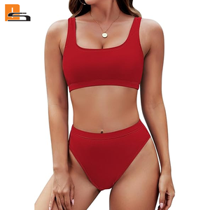 Factory Price <b>Bikini</b> Swimwear <b>Push</b> <b>Up</b> New Swimsuit 2026 Custom <b>Bikini</b> Manufacturer High Waist Beachwear <b>Set</b> - Product Image 1