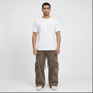 Custom High Quality Drawstring Man Black Loose Oversize Zipper Open Bottom Baggy Nylon Polyester Track Pants Men <b>Winter</b> <b>Trousers</b> - Product Image 1