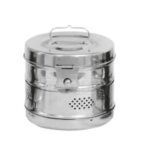 Boîte de rangement réutilisable en acier inoxydable pour pansements chirurgicaux, stérilisation hospitalière et stockage d'articles médicaux - Product Image 3