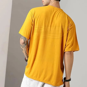 เสื้อยืดผู้ชาย 180 กรัม ไซส์ใหญ่ คุณภาพสูง ผ้าฝ้าย 100% สกรีนโลโก้ได้  แบบเรียบ สีพื้น สวมใส่สบาย ระบายอากาศดี คอกลม ทรงปกติ - Product Image 6