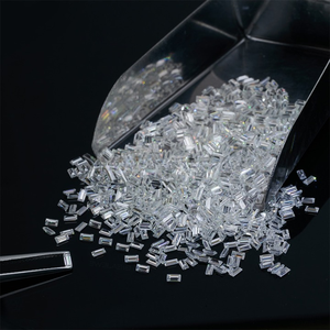 Diamant de laboratoire CVD taille baguette, total 11,20 carats, clarté VVS-VS, couleur D-E-F, EX-VG, taille certifiée, pour la fabrication de bijoux - Product Image 1