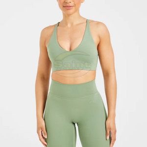 Ensemble de yoga pour femmes le plus vendu, ensemble de yoga pour femmes de bonne qualité, service OEM en gros, leggings et soutien-gorge de sport professionnels - Product Image 5