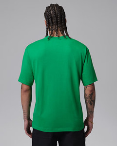 T-shirt à manches courtes pour homme, couleur verte unie, avec poche poitrine, coupe classique, style décontracté, col rond, 100% coton, séchage rapide - Product Image 2