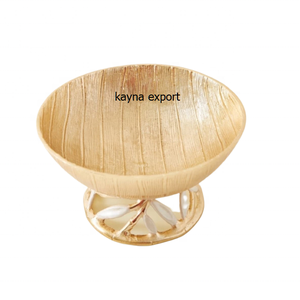 Support de Bol Métallique Doré de Luxe Moderne Écologique, Idéal pour Fruits, Salades, Hôtels, Mariages et Décorations Élégantes – Vente Flash - Product Image 3