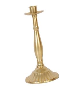 Portavelas de latón dorado de 10 pulgadas, portavelas de metal, soporte decorativo para velas, portavelas vintage, portavelas moderno para mesa - Product Image 5