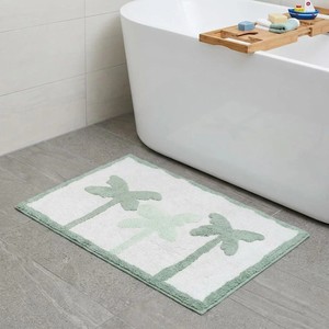 Natural Premium Cotton Anti <b>Slip</b> Handmade <b>Bath</b> <b>Mat</b> for Hotel Use Customizable Thickness & Pattern Exporter India - Product Image 2