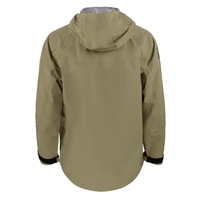 Veste imperméable à capuche pour homme, couleur vert olive, avec fermeture éclair et poches, pour une utilisation en extérieur en hiver