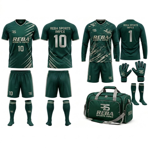 Professional Soccer Uniform Set Jersey Shorts <b>Socks</b> Custom Logo Football Kit Durable <b>Training</b> Wear - Product Image 4