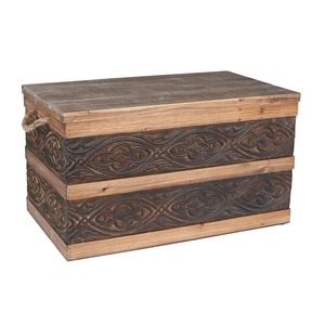 Wooden <b>Storage</b> <b>Box</b> Perfect <b>For</b> Coffee Table <b>Storage</b> Living Room <b>Decor</b> Blanket Organizer And Keepsake Trunk <b>Box</b> From India - Product Image 1