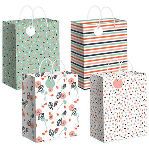 Custom Logo Eco-Friendly Kraft Paper Luxury High-End Retail Gift Packaging Bags - Product Image 3