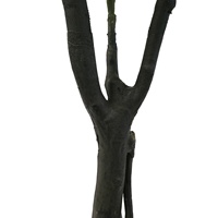 Arbre artificiel en ficus en plastique en gros à bas prix, pot de bonsaï, ficus lyriformis naturel, cadeau de pendaison de crémaillère, mariage, nouvel an, décoration de la maison