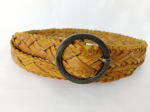 Ceintures en cuir véritable faites à la main pour hommes, style vintage décontracté, tendance 2026, longueur personnalisée, boucle en laiton et acier, prix usine - Product Image 4