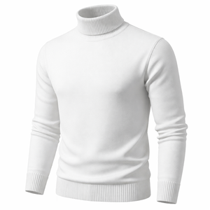 Wholesale Custom <b>Mock</b> <b>Neck</b> Turtleneck <b>Sweater</b> for <b>Men</b> - OEM Manufacturer, Premium Quality Supplier - Product Image 3