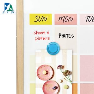 Pizarra Magnética de Calendario a Color SYH con Marco de Aluminio e Impresión por Sublimación Personalizable - Product Image 4