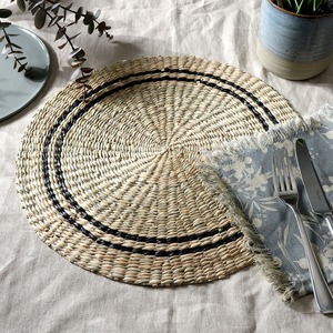 Wholesale Round Seagrass Placemat Handmade Bohemian Style Natural Woven Table <b>Mats</b> Made in Vietnam - Product Image 3