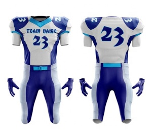 Jersey de Fútbol Americano Profesional Más Vendido, Personalizado, Talla Grande, Conjunto de Uniforme Estampado de Manga Corta, Protección UV para Verano - Product Image 5