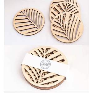 Posavasos de Arte Moderno Personalizados al por Mayor - Posavasos Ecológicos Antiarañazos de MDF - Posavasos con Patrones Geométricos al por Mayor - Product Image 6