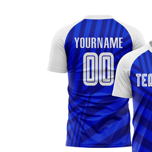 ชุดฟุตบอลแบบกำหนดเอง เสื้อฟุตบอลน้ำหนักเบา ระบายอากาศได้ดี แห้งเร็ว สำหรับนักกีฬาทีม ฝึกซ้อมและแข่งขัน - Product Image 2
