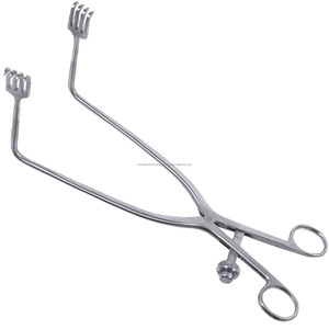 Rétracteur Weitlaner auto-serrant en acier inoxydable pour chirurgie générale, kit chirurgical certifié CE Classe I, manuel - Product Image 6