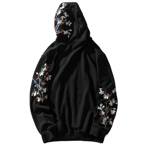 Sweats à capuche légers pour hommes, brodés, en coton mélangé, de qualité supérieure, vente en gros - Product Image 5