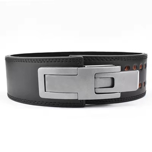Ceinture de musculation en cuir réglable avec boucle de maintien pour l'entraînement en force, ceinture de gym unisexe - Product Image 2