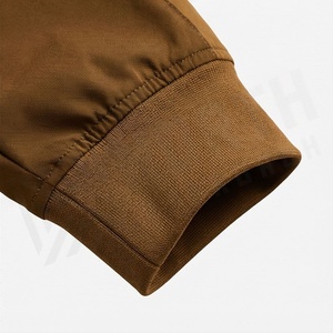 Conjunto Deportivo para Hombre, Sudadera con Capucha y Pantalones, Color Marrón, Cierre Completo, Secado Rápido, Poliéster, Ropa de Otoño - Product Image 6